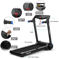 Sugift 3HP Electric Folding Treadmill with Bluetooth Speaker