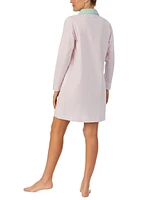 Sanctuary Women's Cotton Colorblocked Boyfriend Sleep Shirt