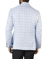 Tailorbyrd Men's Textured Windowpane Sportcoat