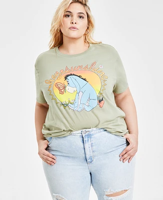 Disney Trendy Plus Eeyore Graphic Print T-Shirt