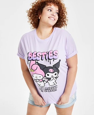 Love Tribe Trendy Plus Besties Graphic Print T-Shirt