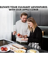 Zulay Kitchen Durable Stainless Steel Premium Apple Corer Remover