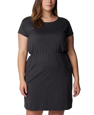 Columbia Plus Pacific Haze Short-Sleeve T-Shirt Dress, Created for Macy's