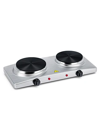 Slickblue 1800W Double Hot Plate Electric Countertop Burner