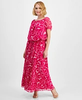 I.n.c. International Concepts Petite Floral-Print Maxi Skirt, Created for Macy's