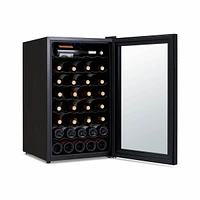 Newair Freestanding Bottle Dual Zone Compressor Wine Fridge in Stainless Steel