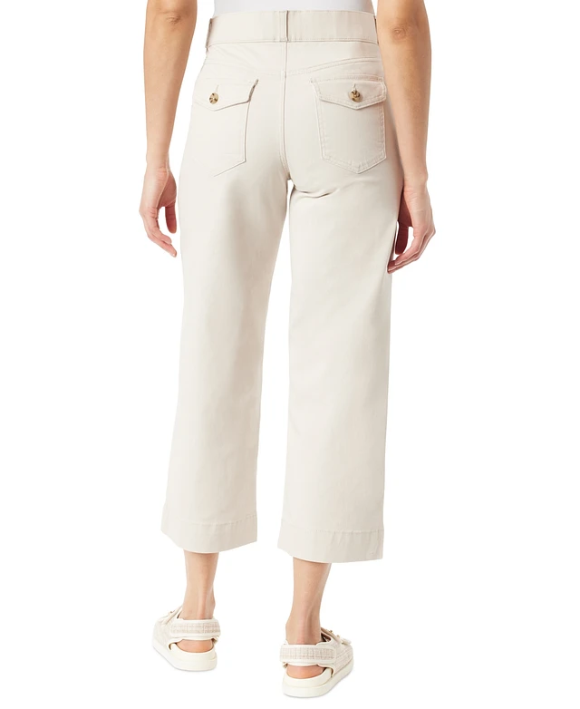 Jeans Macys Wide Leg Cropped Pants Gloria Vanderbilt Women's Shape-Effect  Wide-Leg Cropped Pants