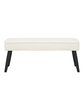 WestinTrends Velvet Tufted Bedroom Bench for Living Room & Entryway