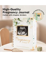 KeaBabies Pregnancy Journal Memory Book: Inspire, 90 Pages Hardcover Book, Journals for First Time Moms
