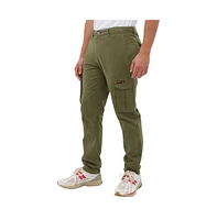 Bench Dna Men's Sergei Regular Fit Twill Cargo Pants