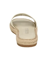 Guess Women's Katica Cut-Out Logo Espadrille Slide Sandals