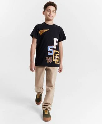 Epic Threads Little Big Boys Peanuts Graphic T Shirt Slim Fit Traverntine Jeans Shoes