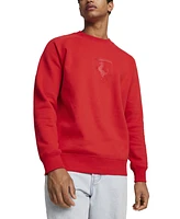 Puma Men's Ferrari Race Big Shield Relaxed-Fit Long Sleeve Graphic T-Shirt