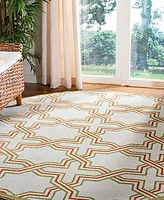 Safavieh Amherst AMT413 Ivory and Light Green 7' x 7' Round Area Rug