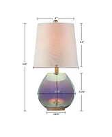 Streamdale Furniture Ranier Iridescent Glass Table Lamp