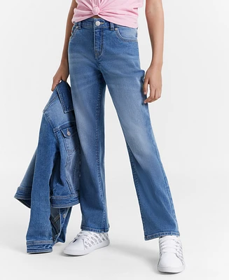 Tommy Hilfiger Big Girls Mid-Rise Flare-Leg Jeans