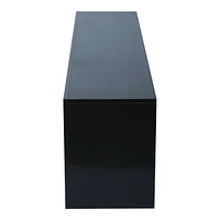 Modern Tv Stand With Led Lights, High Glossy Front Tv Cabinet