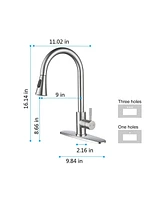 Streamdale Furniture Kitchen Faucet With Pull Out Sprayer
