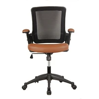 Mid-Back Mesh Task Office Chair With Height Adjustable Arms