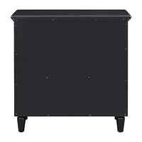 Streamdale Furniture 3-Drawer Nightstand Storage Wood Cabinet