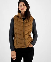 Charter Club Women's Packable Hooded Puffer Vest