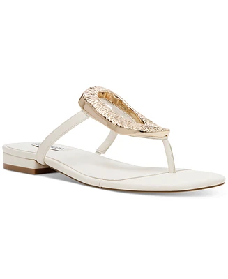 Steve Madden Women's Melo Ornament Embellished T-Strap Slide Sandals