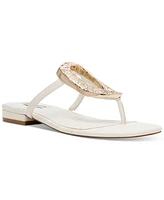 Steve Madden Women's Melo Ornament Embellished T-Strap Slide Sandals