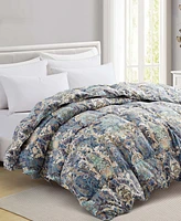 Unikome Printed All Season White Goose Feather Fiber Comforter