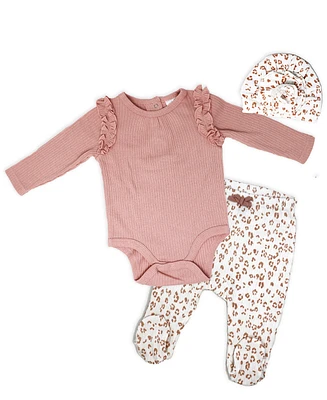 Baby Mode Girls Take Me Home 3 Piece Layette Set