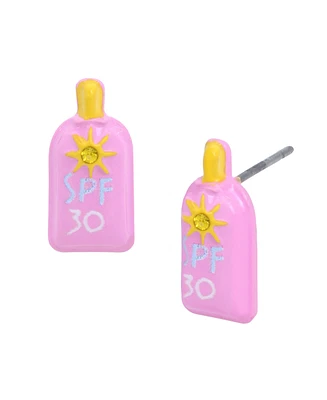 Betsey Johnson Faux Stone Sunscreen Stud Earrings