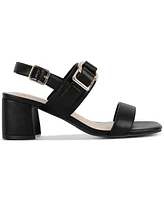 Jones New York Women's Yahssa Buckled Block Heel Dress Sandals