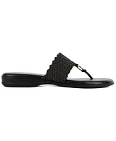 Jones New York Women's Sonal Woven Thong Flat Sandals