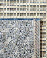 Safavieh Courtyard CY0727 and Natural 6'7" x 6'7" Square Outdoor Area Rug