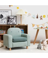 Kids Sofa with Armrest and Thick Cushion