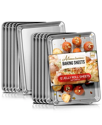 JoyTable Non-stick Aluminum Baking Sheet - Jelly Roll Pan 11.3" x 15.8