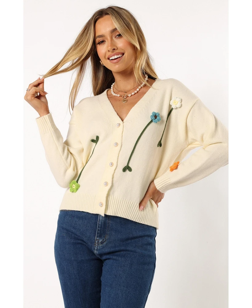 Petal and Pup Women's Reign Flower Cardigan