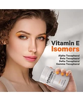 Codeage Liposomal Vitamin E Supplement - All Vitamin E Tocopherols - 3-Month Supply - Alpha Tocopherols, Beta, Gamma, and Delta