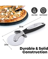 Zulay Kitchen Premium Stainless Steel Large Pizza Cutter Wheel