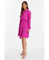 Quiz Women's Textured Jersey Shirt Dress