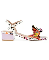 Betsey Johnson Women's Lotty Butterfly Block-Heel Sandals