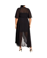 City Chic Plus Lovers Lane Dress