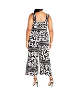 City Chic Plus Modern Muse Jumpsuit