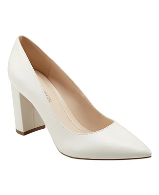 Marc Fisher Women's Viviene Slip-On Block Heel Pumps