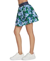 Skechers Women's Floral-Print Fairway Layered Skort