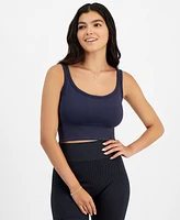 Hippie Rose Juniors' Seamless Ribbed Cropped Tank