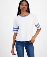 Hippie Rose Juniors' Super Soft Varsity Tee