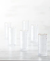 Fortessa Jupiter Collins Highball Glasses, Set of 6