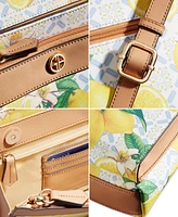 Giani Bernini Lemon Print Saffiano Small East West Crossbody, Created for Macy's