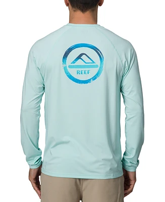 Reef Men's Hanford Long Sleeve Logo Graphic Performance T-Shirt
