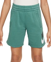 Nike Big Kids Sportswear Club Fleece Logo-Print French Terry Shorts